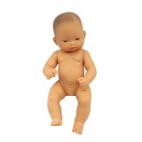 Cumpara ieftin Papusa bebelus asiatic fata Miniland, 32 cm