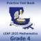 Louisiana Test Prep Practice Test Book Leap 2025 Mathematics Grade 4: Practice and Preparation for the Leap 2025 Tests