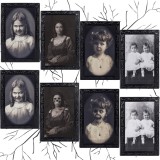 Set de 4 rame foto YeahBoom, PVC, negru, 22 x 28 cm