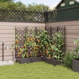 Cumpara ieftin Ghivece de Grădină 1 buc Maro 120 x 120 x 126 cm Plastic