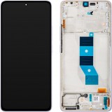 Cumpara ieftin Display cu Touchscreen Xiaomi Redmi Note 14 5G, cu Rama, Mov (Lavender Purple), Service Pack 56001900O1700