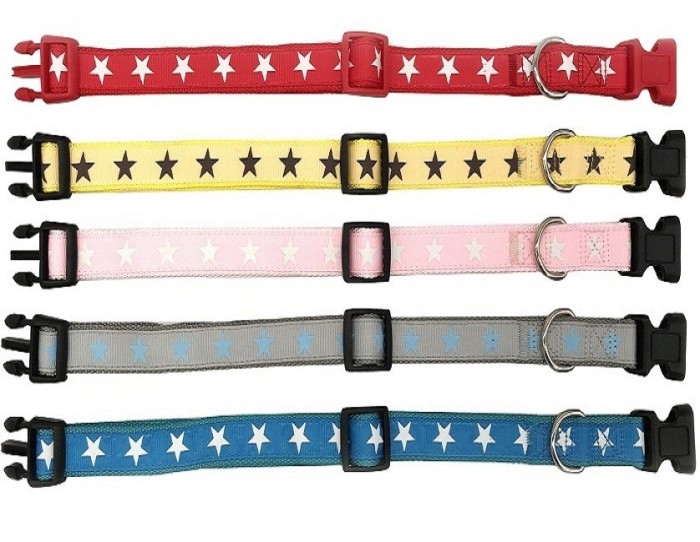Zgarda textila star 19 mm/50 cm