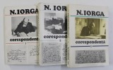 CORESPONDENTA , VOLUMELE I - III de N. IORGA , 1984 - 1991