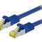 Patch Cord S/FTP Cat 6a LSZH Albastru 10m