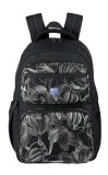 RUCSAC OXFORD DREAM TECH HOLOGRAFIC 2 COMPARTIMENTE 44X32X18CM NEGRU FLORAL