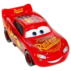 Set Mașini Jucărie Mattel Cars, Lightning McQueen, Dinoco Cruz Ramirez, Jackson Storm, Multicolor, Scară 1:15, 3 Bucăți