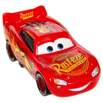 Set Mașini Jucărie Mattel Cars, Lightning McQueen, Dinoco Cruz Ramirez, Jackson Storm, Multicolor, Scară 1:15, 3 Bucăți foto