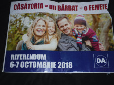 Afis electoral despre referendum 2018 foto