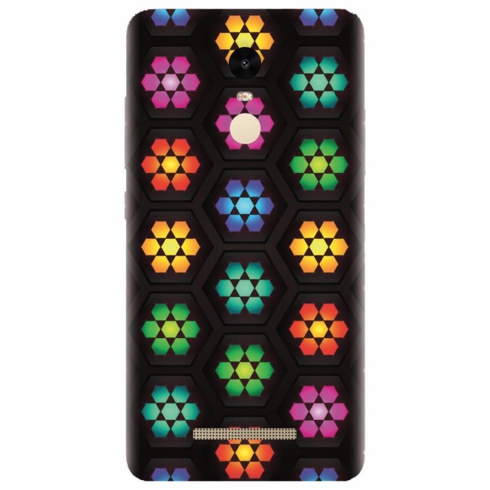 Husa silicon pentru Xiaomi Remdi Note 3, Kaleidoscope Mosaic Patterns