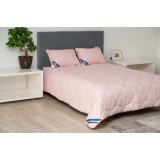 Pilota bumbac Somnart Bella 180x200cm, umplutura grosime medie de vara 200 g mp, roz