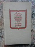 Alexandru Piru - Istoria literaturii romane de la inceput pana azi