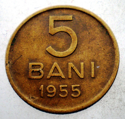 7.296 ROMANIA RPR 5 BANI 1955 foto