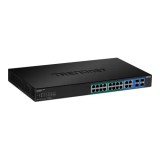 Cumpara ieftin Switch Web Smart, 16 x Gigabit PoE+, 4 x Gigabit/SFP, putere 370W - TRENDnet TPE-1620WSF