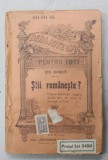 STII ROMANESTE ? CATEVA OBSERVARI ASUPRA LIMBII ...de ION GORUN , COLECTIA &#039; BIBLIOTECA PENTRU TOTI &#039; no. 844- 844 bis , EDITIE INTERBELICA