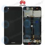 Huawei Nova (CAN-L01, CAN-L11) Capac frontal al modulului de afișare + LCD + digitizer + baterie neagră 02350YRH 02351CKD 02351CKD