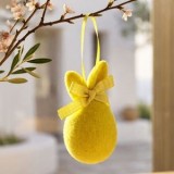 Ou Decorativ de Paste cu Urechi de Iepure, Galben, 10 cm, CMCLASS