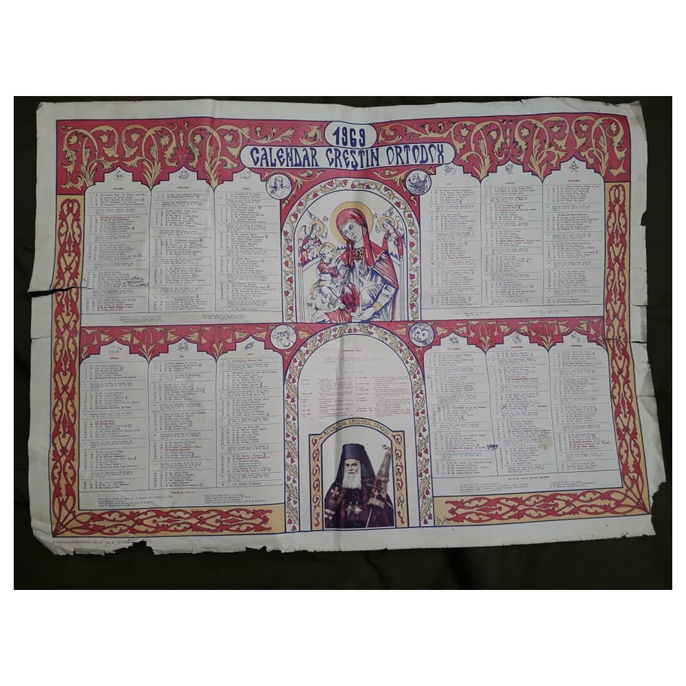 Calendar crestin ortodox 1969 Episcopia Oradea Okazii.ro