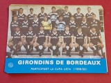 Foto fotbal - GIRONDINS DE BORDEAUX (sezonul 1988-1989) dimensiuni mari 20x15 cm