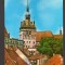 CPIB 23623 CARTE POSTALA - SIGHISOARA. TURNUL CU CEAS, CIRCULATA, 1970, STAMPILE, TIMBRU