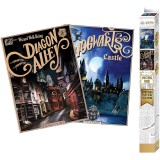 Set 2 Postere Chibi Harry Potter - Retro Hogwarts &amp; Diagon (52x38), Abystyle