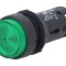 Comutator Apăsare 22mm 1 NO Verde