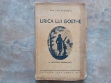 LIRICA LUI GOETHE - O ANTOLOGIE ROMANEASCA de ION SAN - GIORGIU
