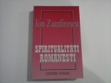 SPIRITUALITATI ROMANESTI - ION ZANFIRESCU