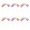 Set Coronițe Petrecere, 6 Bucăți, Multicolor, Happy Birthday