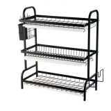 Suport vase etajat 3 nivele Negru, Oem