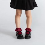 Cumpara ieftin Sosete cu volan Drool (Culoare: Bleumarine, Varsta: 2-4 ani)