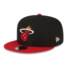 Sapca New Era 9fifty Miami Heat Side Font Negru - Cod 15346491681564 foto