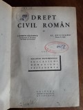 Drept Civil Roman, vol.3 - I. Rosetti Balanescu 1947 / R6P1F, Alta editura