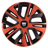 Set 4 Capace Roti 16 inch (R16), Raven Cupru-Negru Compatibil Cu Dacia