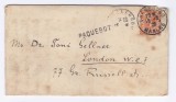 Great Britain 1922 Cover Cherbourg to London, PAQUEBOT, Folded Letter D.044
