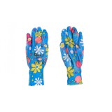 Manusi de gradina acoperite cu latex pentru femei, marimea 6, Geko G73507