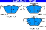 ATE 13.0460-7342.2 set placute frana,frana disc