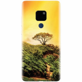 Husa silicon pentru Huawei Mate 20, Hill Top Tree Golden Light