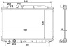 NRF 53534 Radiator, racire motor