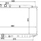 NRF 53534 Radiator, racire motor