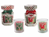 Cumpara ieftin Set 4 candele Craciun parfumate &Oslash; 7,5 cm x 8 H