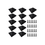 Set de 12 capace pentru st&acirc;lpi, 10 x 10 cm