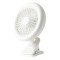 Ventilator portabil cu iluminare LED F2321, USB, clips