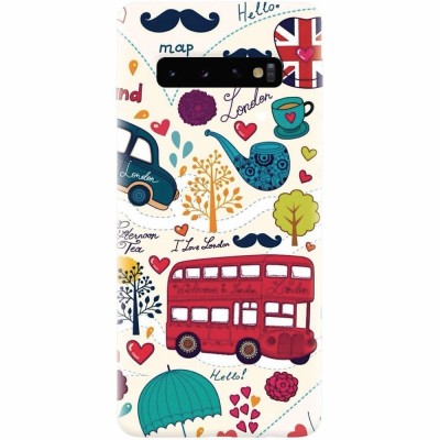 Husa silicon pentru Samsung Galaxy S10, Welcome In London foto