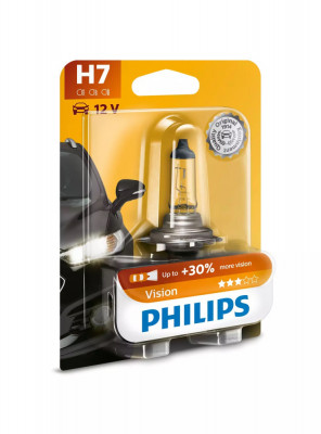 Bec Halogen H7 Philips Vision, 12V, 55W foto