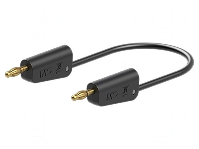 Cablu de măsurare 60V 30V 19A 0,5m Negru