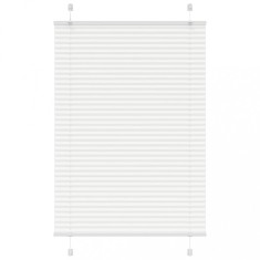 vidaXL Jaluzea plisată alb 95x150 cm Lățime țesătură 94,4cm poliester 4015499