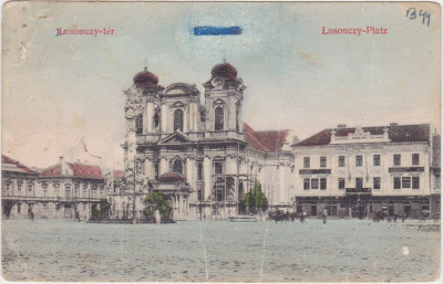 Timisoara Losonczy-ter Palatul Episcopiei Ortodoxe S&amp;acirc;rbeşti ND foto