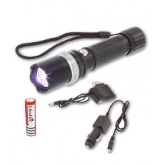 Lanterna LED,incarcator de priza si incarcator auto 12V,trusa depozitare inclusa