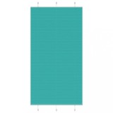Jaluzea plisată verde petrol 110x200 cm Lățime țesătură 109,4 cm