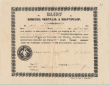 Romania Valahia 1855 document rarisim Comisia Cvartirelor din Razboiul Crimeei, Romania pana la 1900, Documente